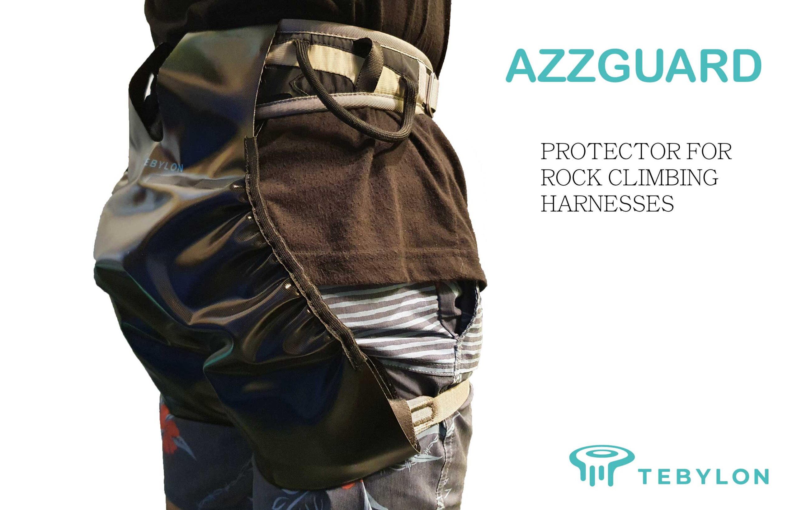 AZZGUARD protective pad for rock climbing harnesses
