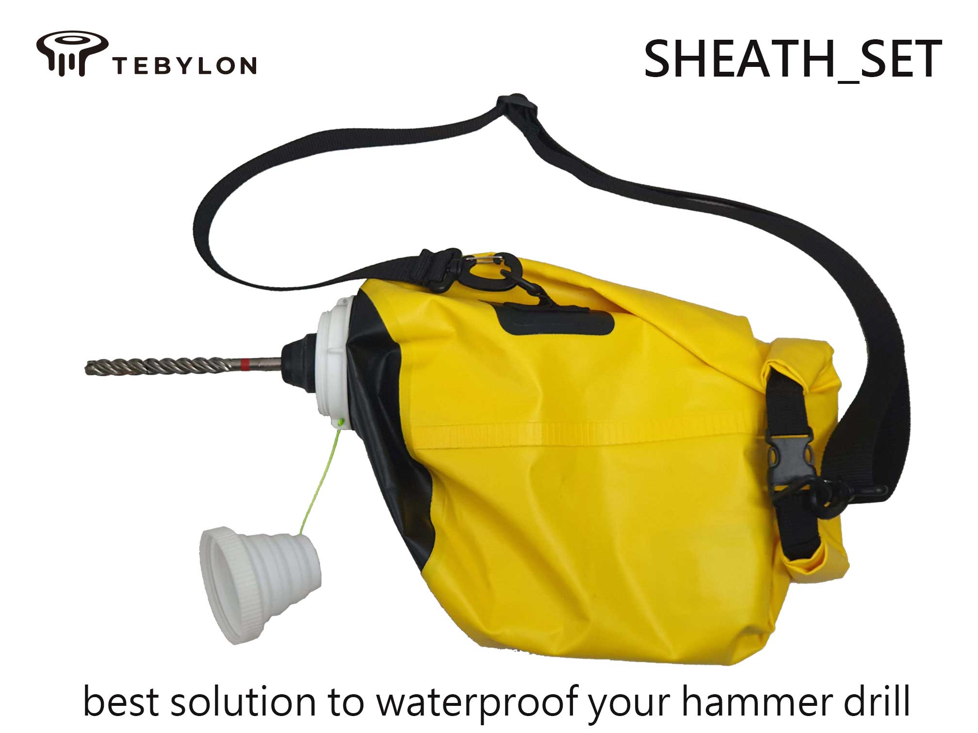 TEBYLON-SHEATH a waterproof device for hammer drills